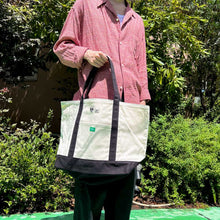 画像をギャラリービューアに読み込む, FB FACE 1P EMB 1DAY BIG TOTE BAG【ブラック】
