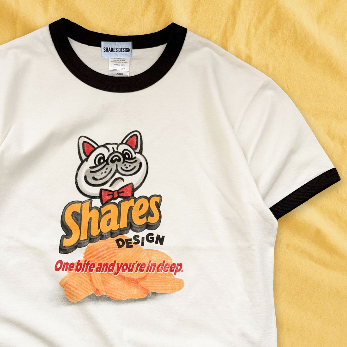 【期間限定！ 6/14 まで販売中】 〈 OYATSU TIME〉RINGER T-SHIRTS/リンガー 半袖 T シャツ