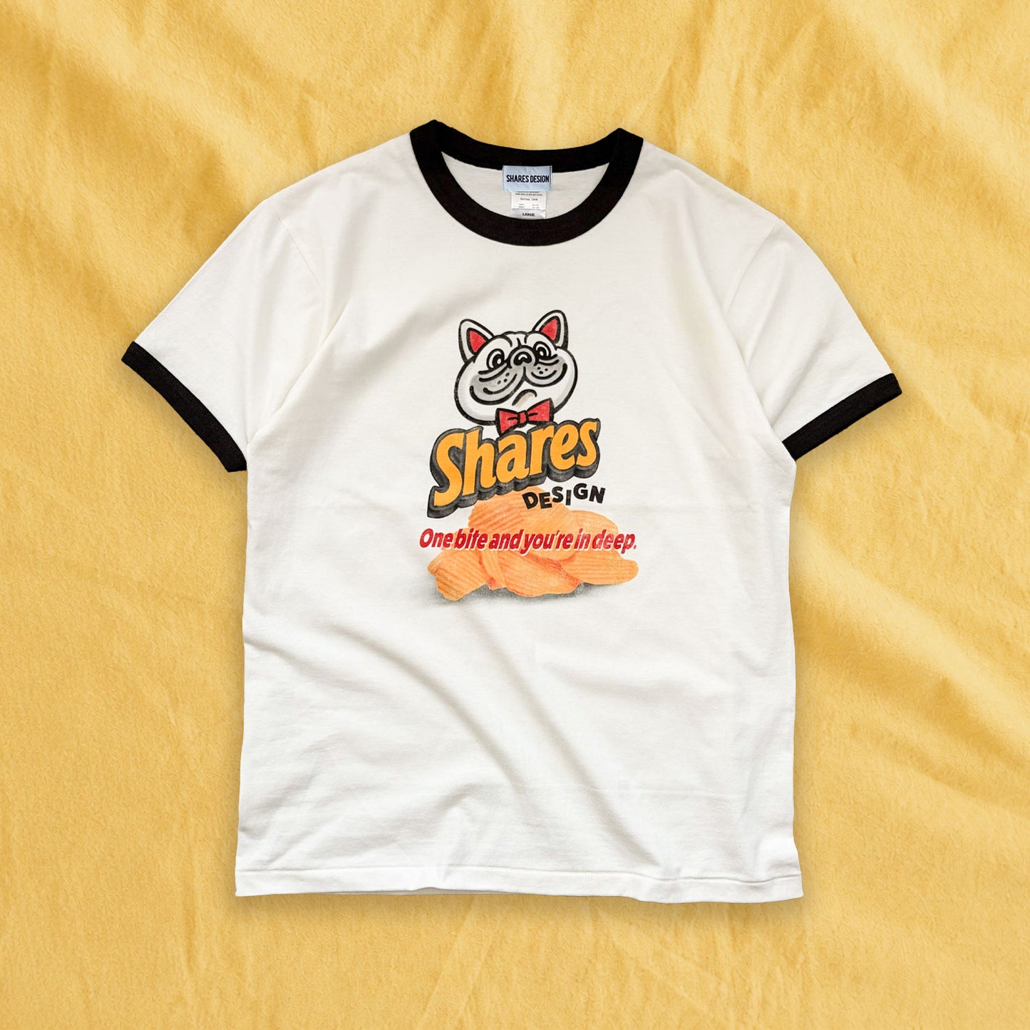 【期間限定！ 6/14 まで販売中】 〈 OYATSU TIME〉RINGER T-SHIRTS/リンガー 半袖 T シャツ
