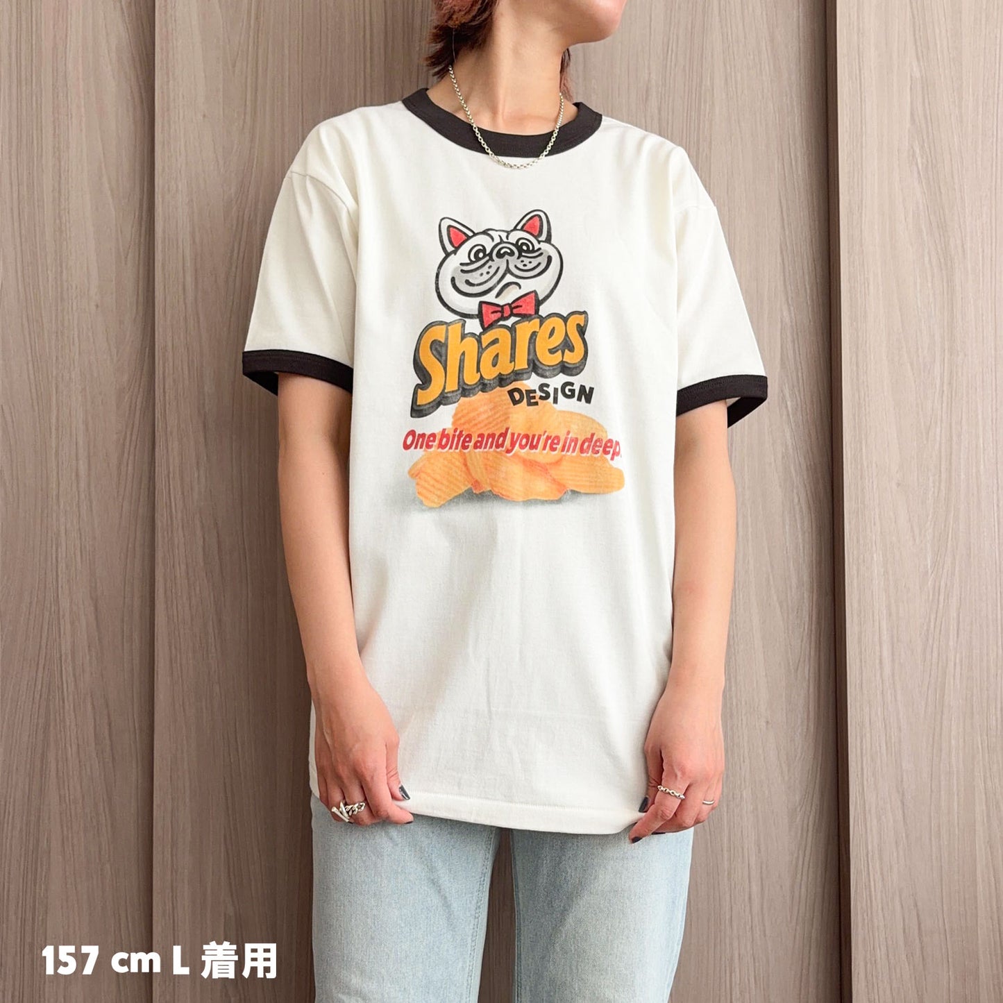 【期間限定！ 6/14 まで販売中】 〈 OYATSU TIME〉RINGER T-SHIRTS/リンガー 半袖 T シャツ
