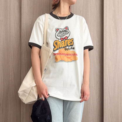 【期間限定！ 6/14 まで販売中】 〈 OYATSU TIME〉RINGER T-SHIRTS/リンガー 半袖 T シャツ