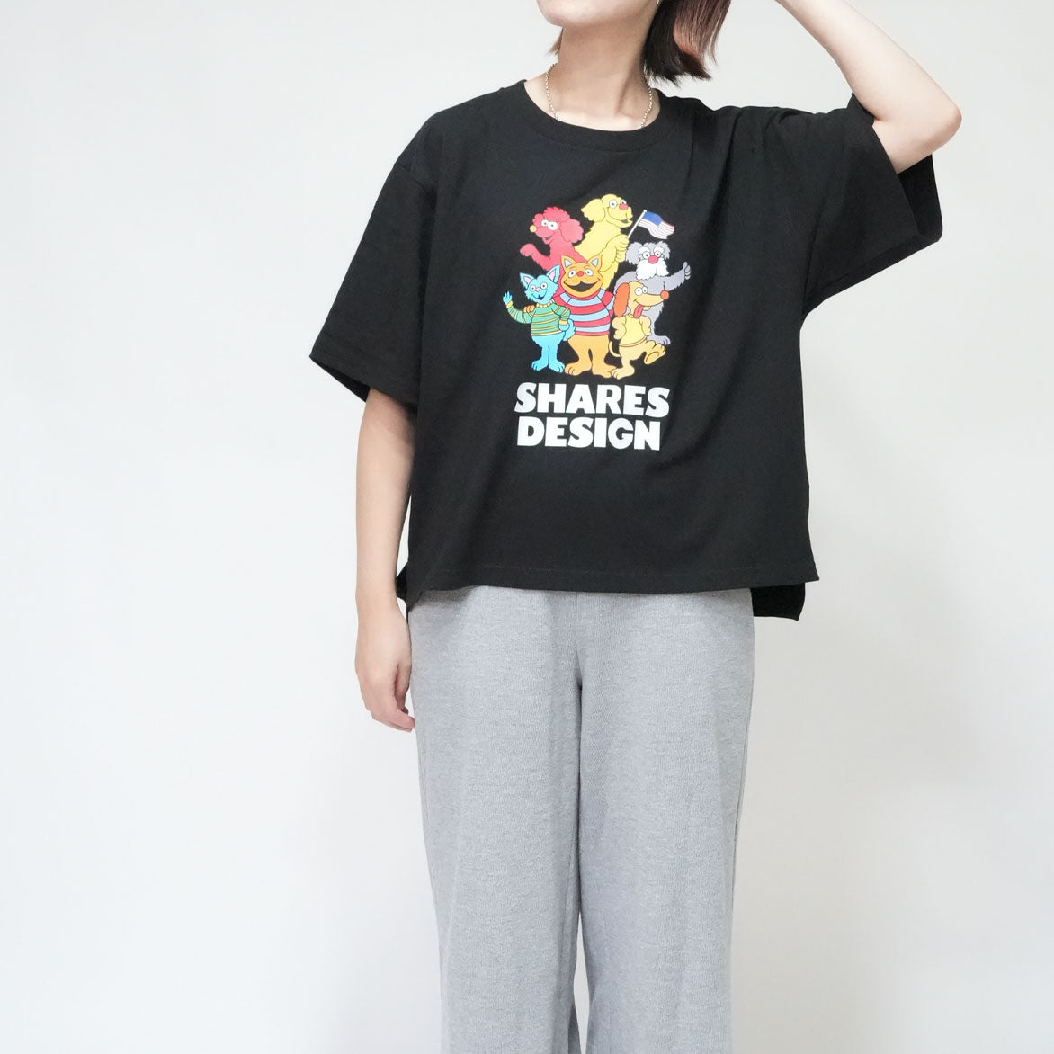 【期間限定！8/31まで販売中】〈 SHARES STREET〉COLOR type  レディース ビッグTシャツ
