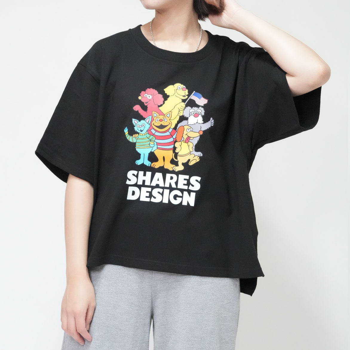 【期間限定！8/31まで販売中】〈 SHARES STREET〉COLOR type  レディース ビッグTシャツ