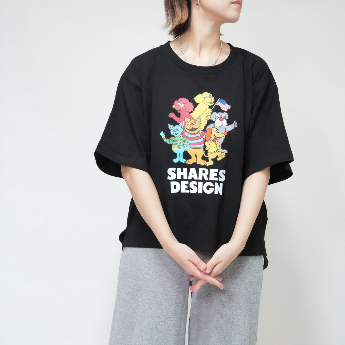 【期間限定！8/31まで販売中】〈 SHARES STREET〉COLOR type  レディース ビッグTシャツ