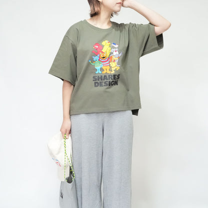 【期間限定！8/31まで販売中】〈 SHARES STREET〉COLOR type  レディース ビッグTシャツ