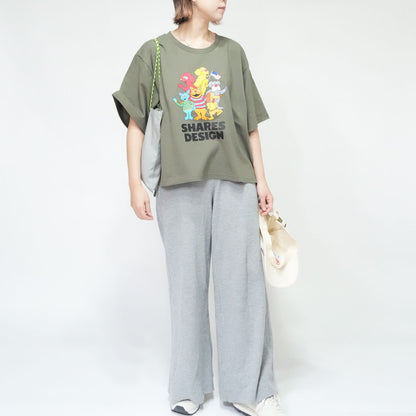 【期間限定！8/31まで販売中】〈 SHARES STREET〉COLOR type  レディース ビッグTシャツ