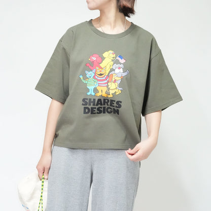【期間限定！8/31まで販売中】〈 SHARES STREET〉COLOR type  レディース ビッグTシャツ