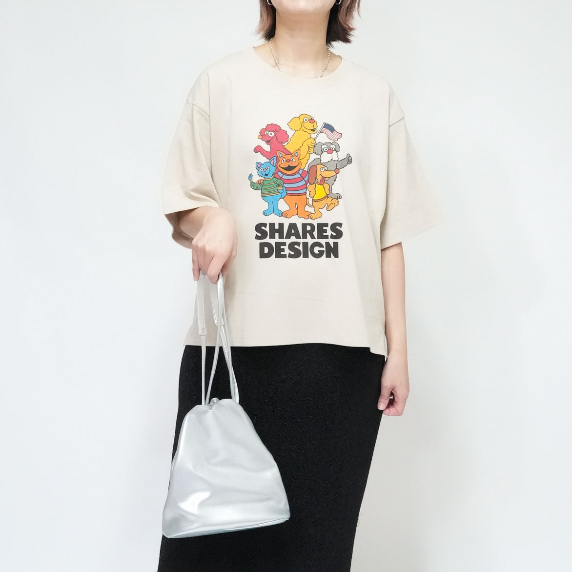 【期間限定！8/31まで販売中】〈 SHARES STREET〉COLOR type  レディース ビッグTシャツ