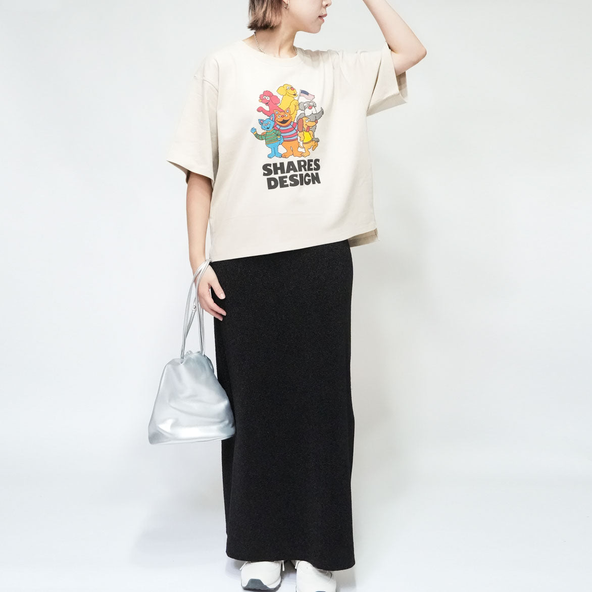 【期間限定！8/31まで販売中】〈 SHARES STREET〉COLOR type  レディース ビッグTシャツ