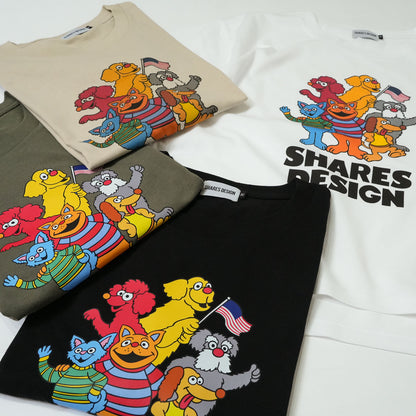 【期間限定！8/31まで販売中】〈 SHARES STREET〉COLOR type  レディース ビッグTシャツ