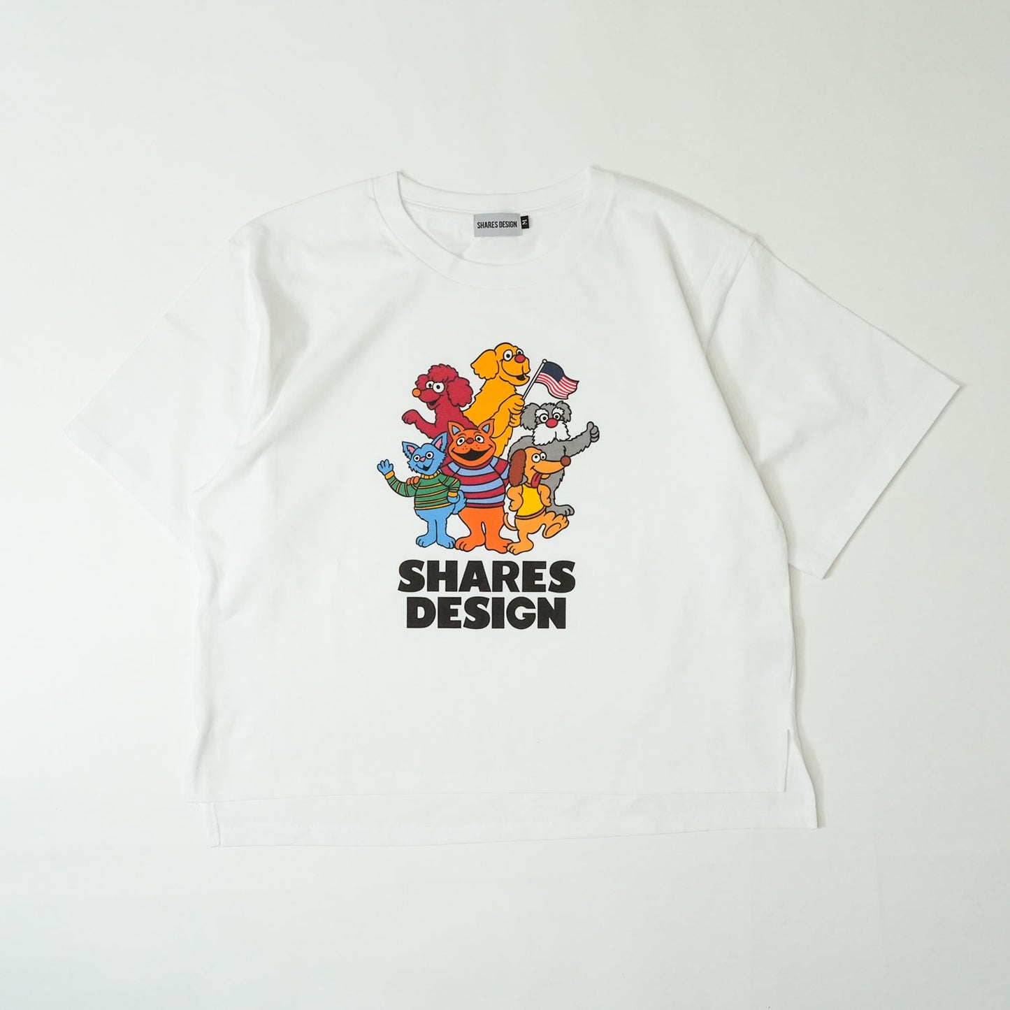【期間限定！8/31まで販売中】〈 SHARES STREET〉COLOR type  レディース ビッグTシャツ