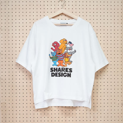【期間限定！8/31まで販売中】〈 SHARES STREET〉COLOR type  レディース ビッグTシャツ