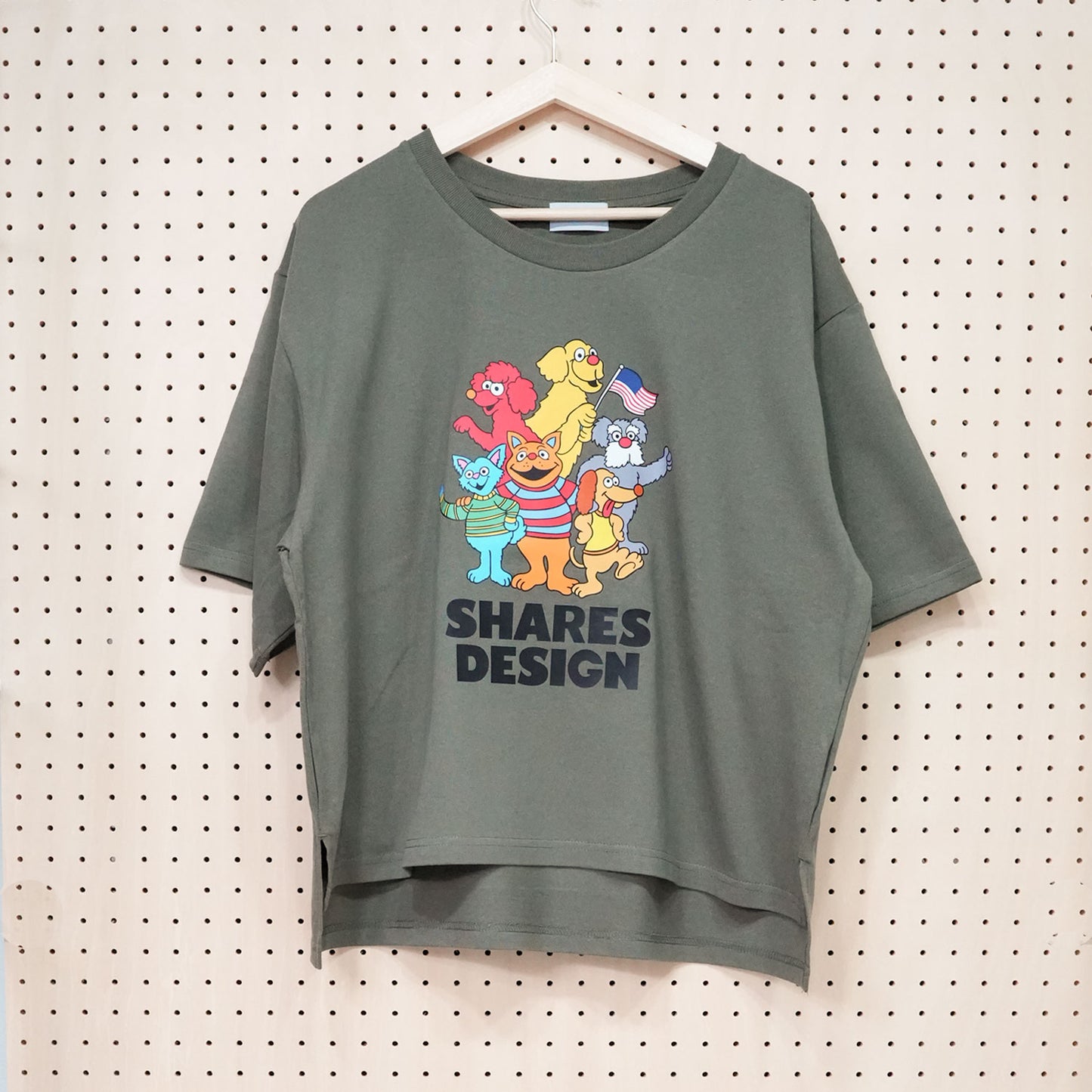 【期間限定！8/31まで販売中】〈 SHARES STREET〉COLOR type  レディース ビッグTシャツ
