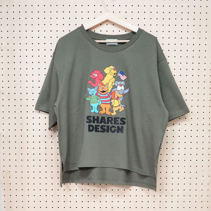 【期間限定！8/31まで販売中】〈 SHARES STREET〉COLOR type  レディース ビッグTシャツ