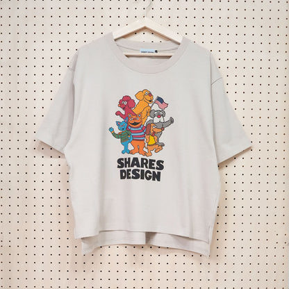 【期間限定！8/31まで販売中】〈 SHARES STREET〉COLOR type  レディース ビッグTシャツ