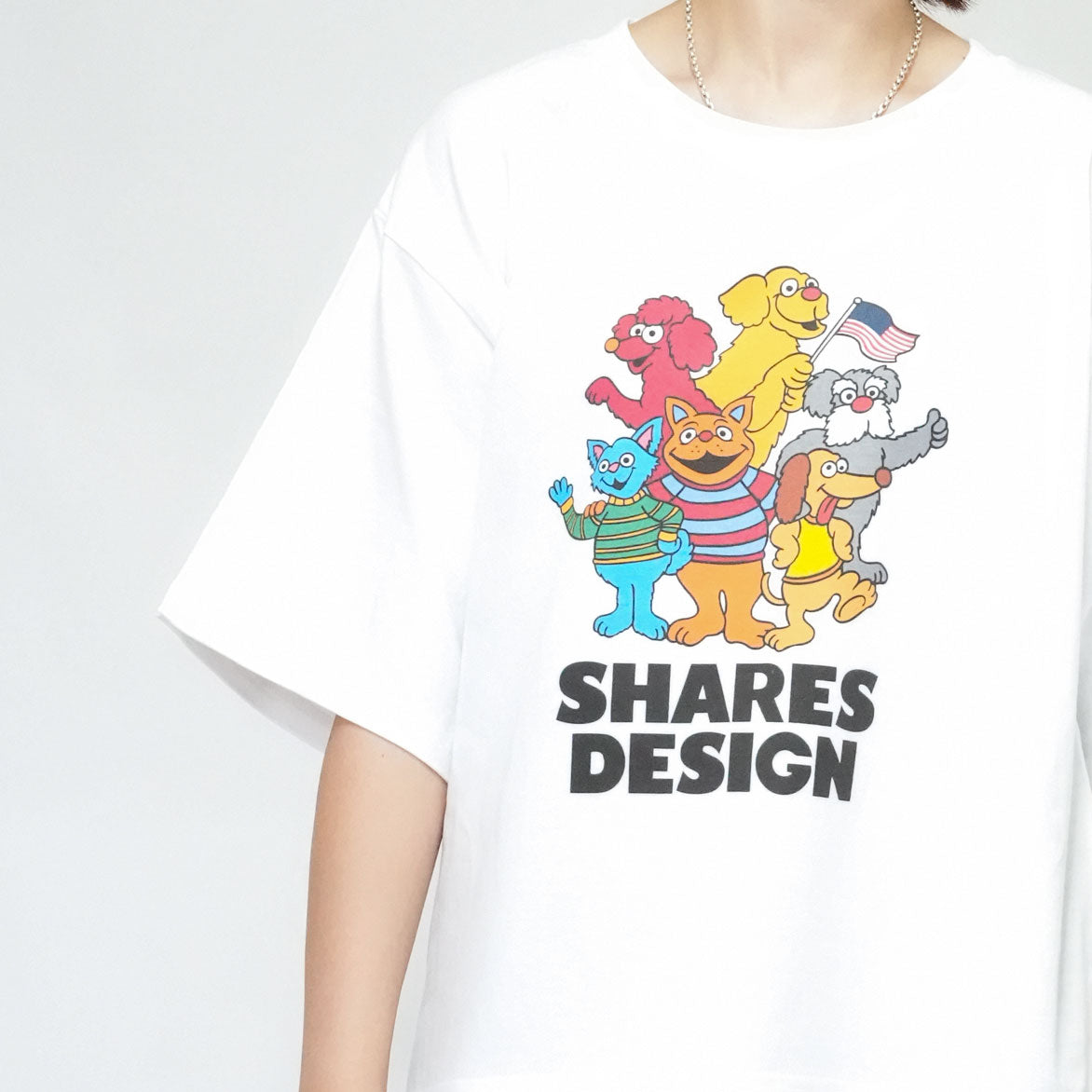 【期間限定！8/31まで販売中】〈 SHARES STREET〉COLOR type  レディース ビッグTシャツ