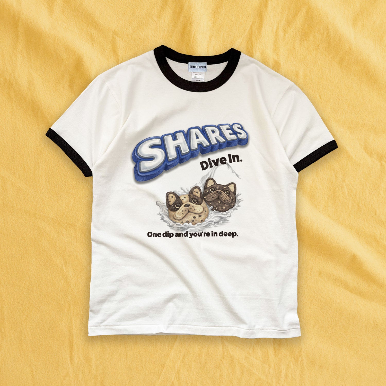 期間限定！ 6/14 まで販売中】 〈 OYATSU TIME〉RINGER T-SHIRTS