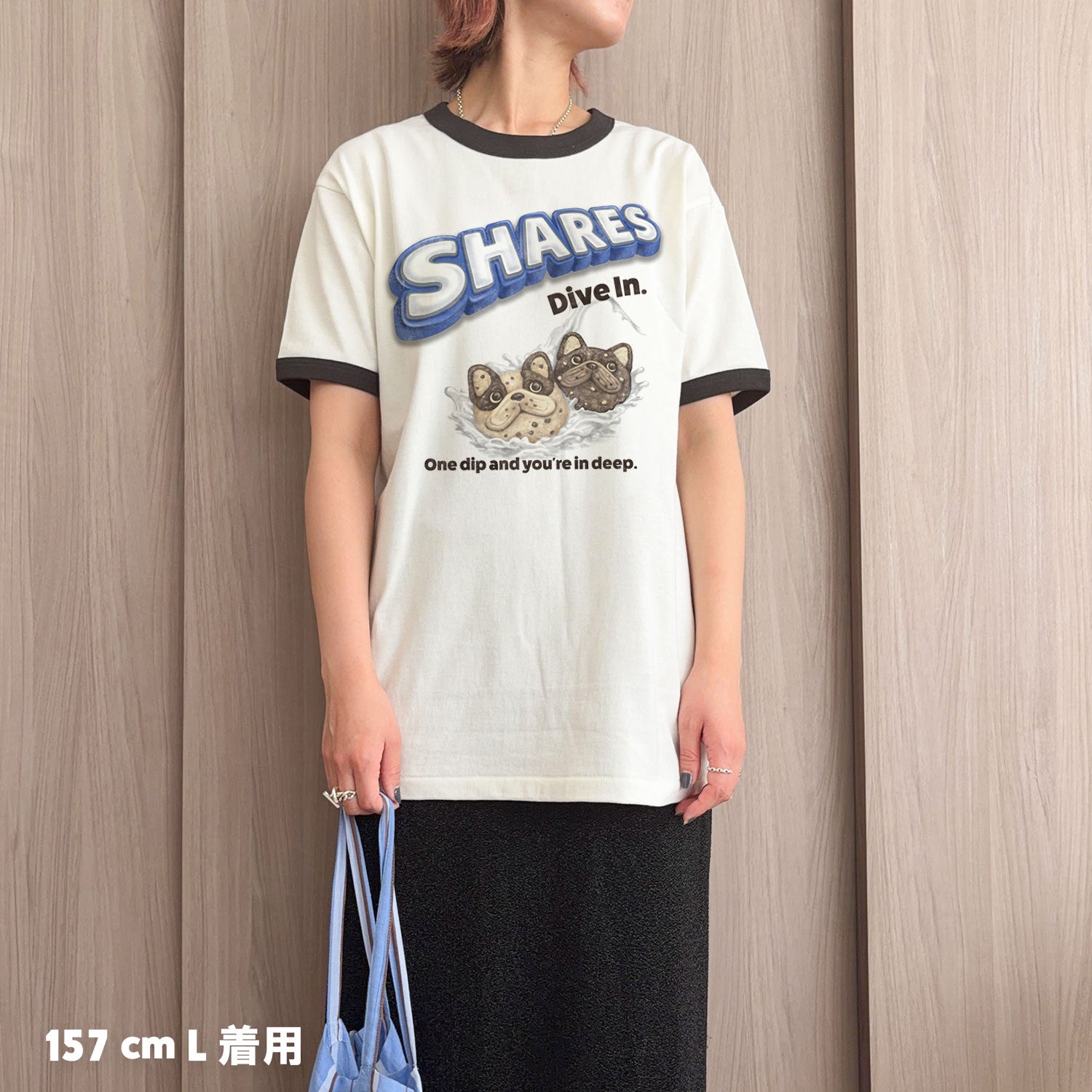 期間限定！ 6/14 まで販売中】 〈 OYATSU TIME〉RINGER T-SHIRTS