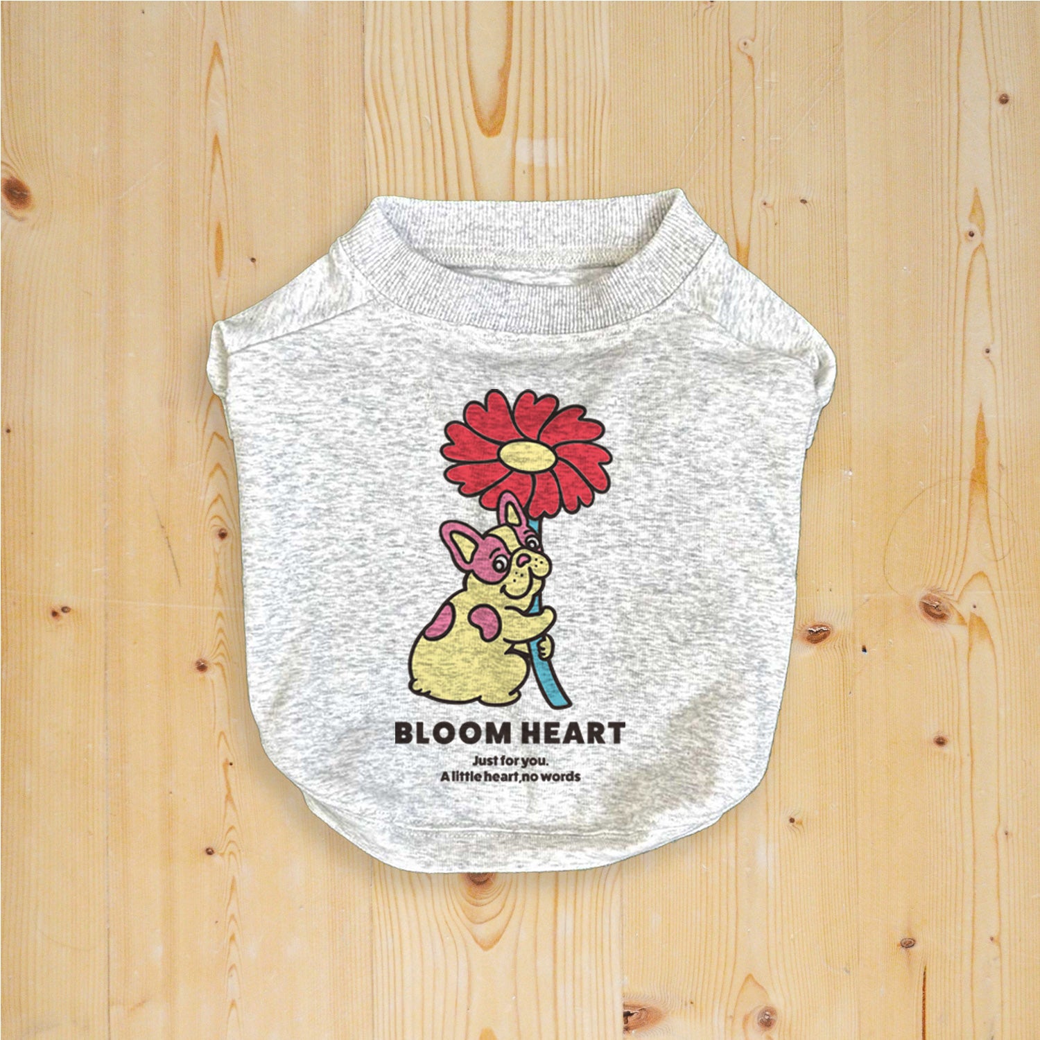 期間限定！ 5/17 まで販売中】 〈 BLOOM HEART♡〉DOG T-SHIRTS/ 犬用