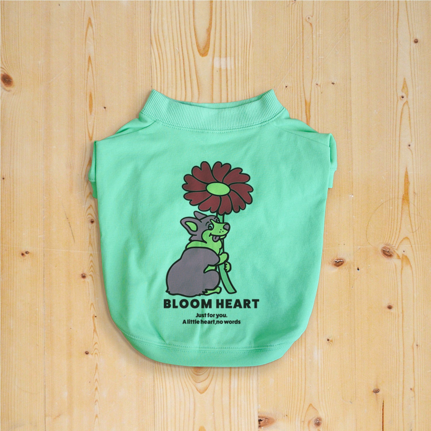 期間限定！ 5/17 まで販売中】 〈 BLOOM HEART♡〉DOG T-SHIRTS/ 犬用