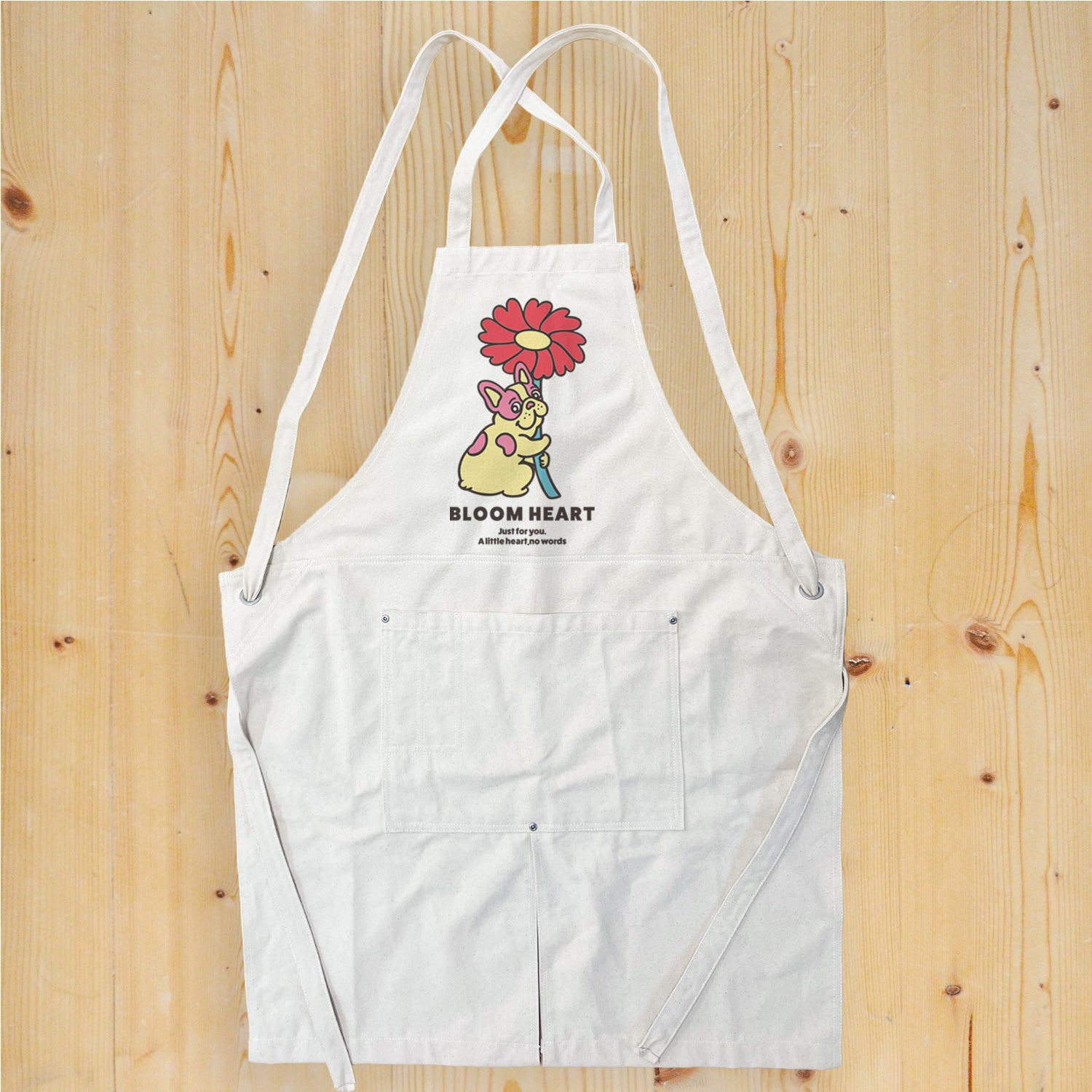 【新品！】Heart Blossom♡エプロン 期間限定！ 5/17 まで販売中】〈 BLOOM HEART♡〉APRON/ エプロン