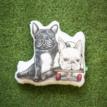 画像をギャラリービューアに読み込む, 80s VINTAGE 2BUHI Cushion / Brindle&amp;Creaｍ
