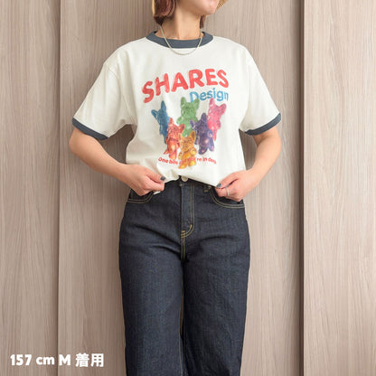 【期間限定！ 6/14 まで販売中】 〈 OYATSU TIME〉RINGER T-SHIRTS/リンガー 半袖 T シャツ