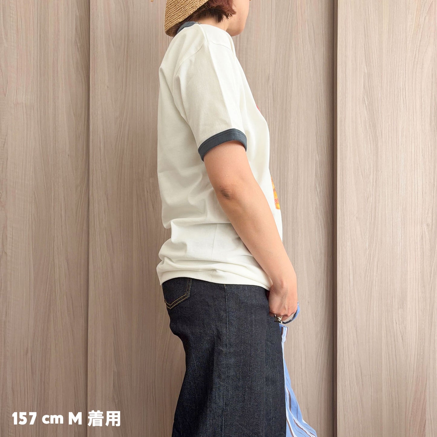 【期間限定！ 6/14 まで販売中】 〈 OYATSU TIME〉RINGER T-SHIRTS/リンガー 半袖 T シャツ