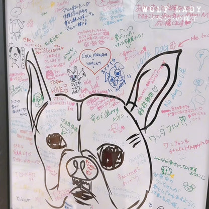 【受注生産！ 12/26 まで予約（1 月中旬～お届け）】 〈WOLFLADY×RUUU.〉 DOG T-SHIRTS/ 犬用T シャツ