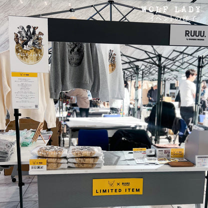 【受注生産！ 12/26 まで予約（1 月中旬～お届け）】 〈WOLFLADY×RUUU.〉 DOG T-SHIRTS/ 犬用T シャツ