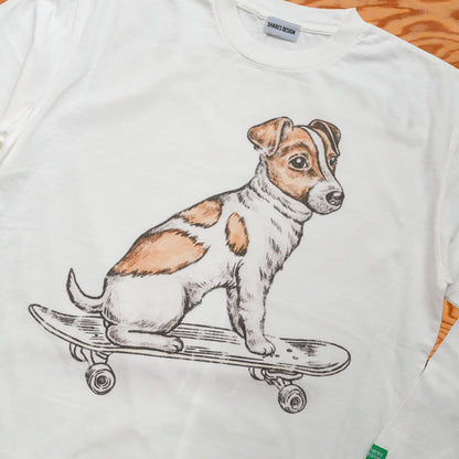 VINTAGE DOG SKATER (JACK RUSSELL TERRIER ) / LONG SLEEVE T-shirts