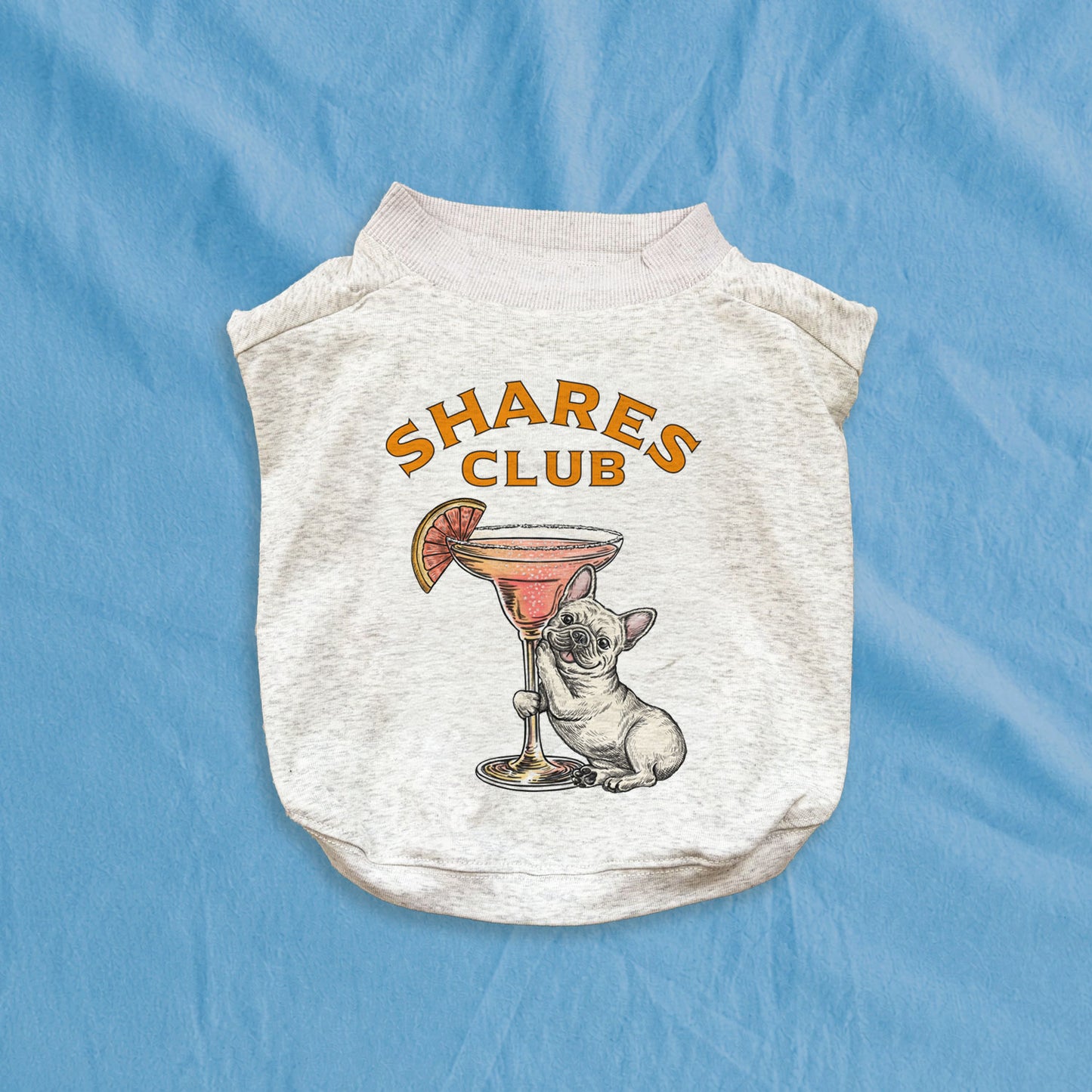【期間限定！ 7/26 まで販売中】RUUU 描きおろし 〈 SHARES CLUB〉DOG T-SHIRTS/ 犬用 T シャツ