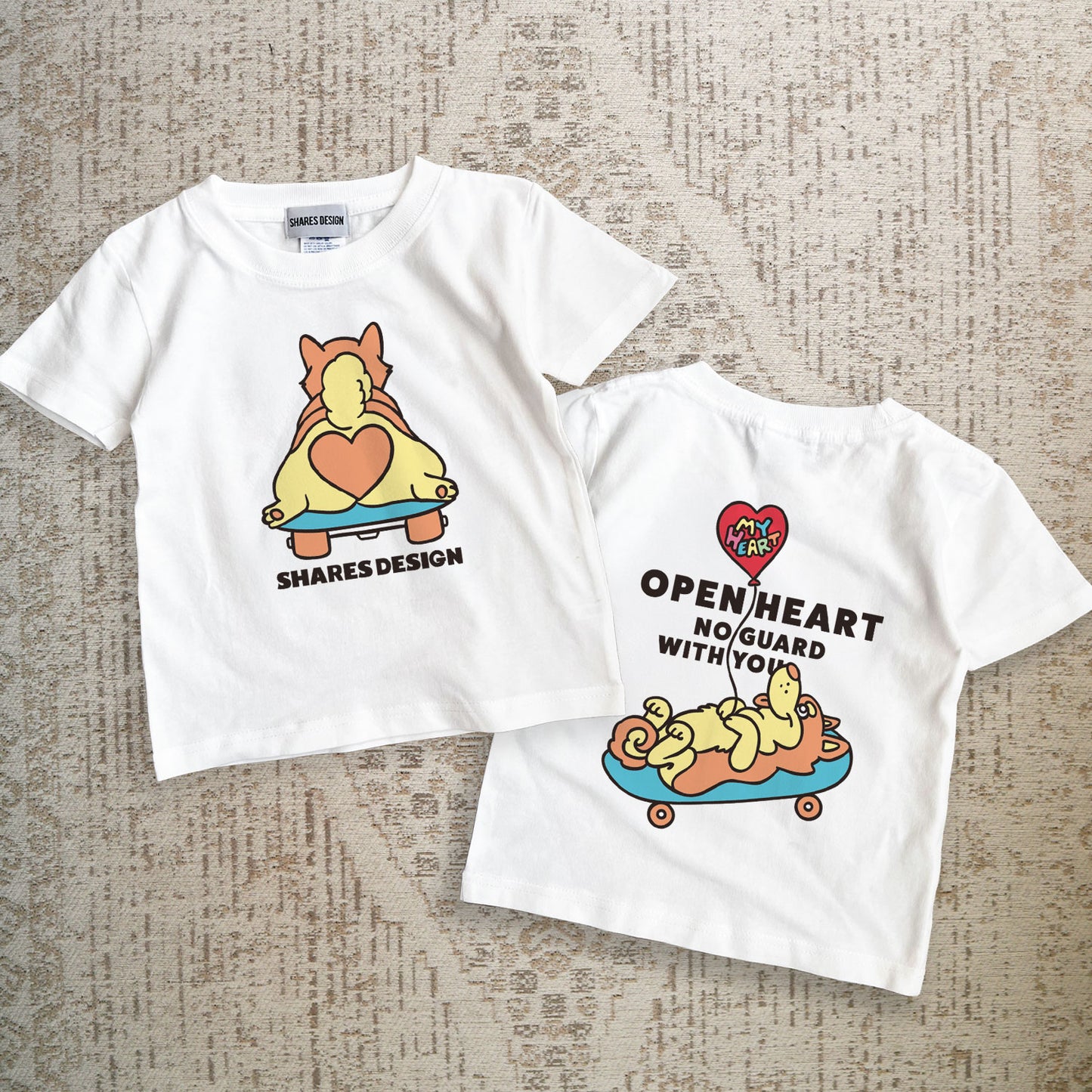 【期間限定！4/19まで販売中】 〈OPEN HEART♡〉T-SHIRTS/ 半袖Tシャツ