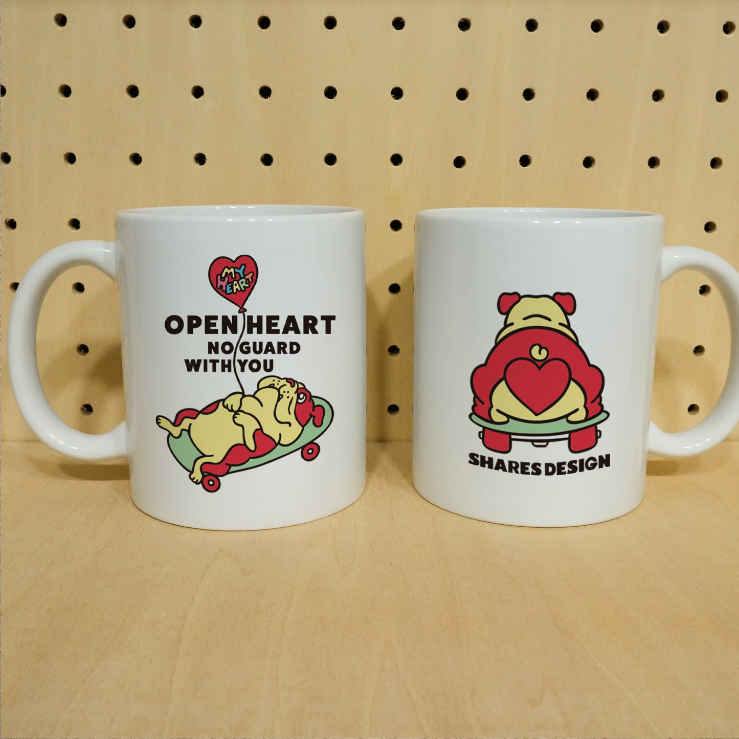 【期間限定！4/19まで販売中】 〈OPEN HEART♡〉  MUG CUP/ マグカップ