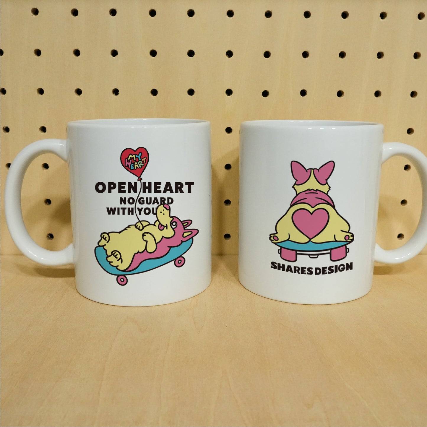 【期間限定！4/19まで販売中】 〈OPEN HEART♡〉  MUG CUP/ マグカップ