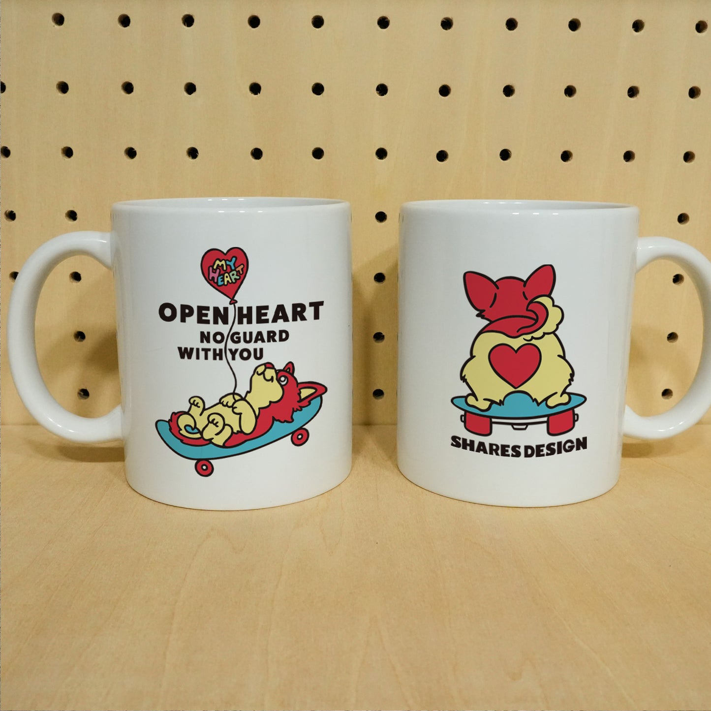 【期間限定！4/19まで販売中】 〈OPEN HEART♡〉  MUG CUP/ マグカップ
