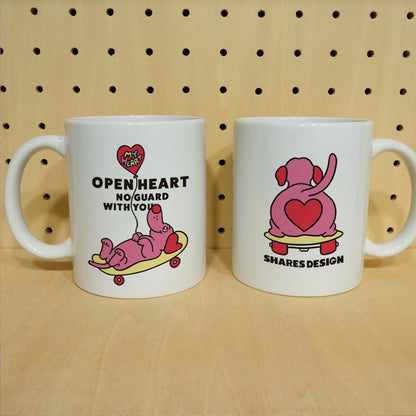 【期間限定！4/19まで販売中】 〈OPEN HEART♡〉  MUG CUP/ マグカップ