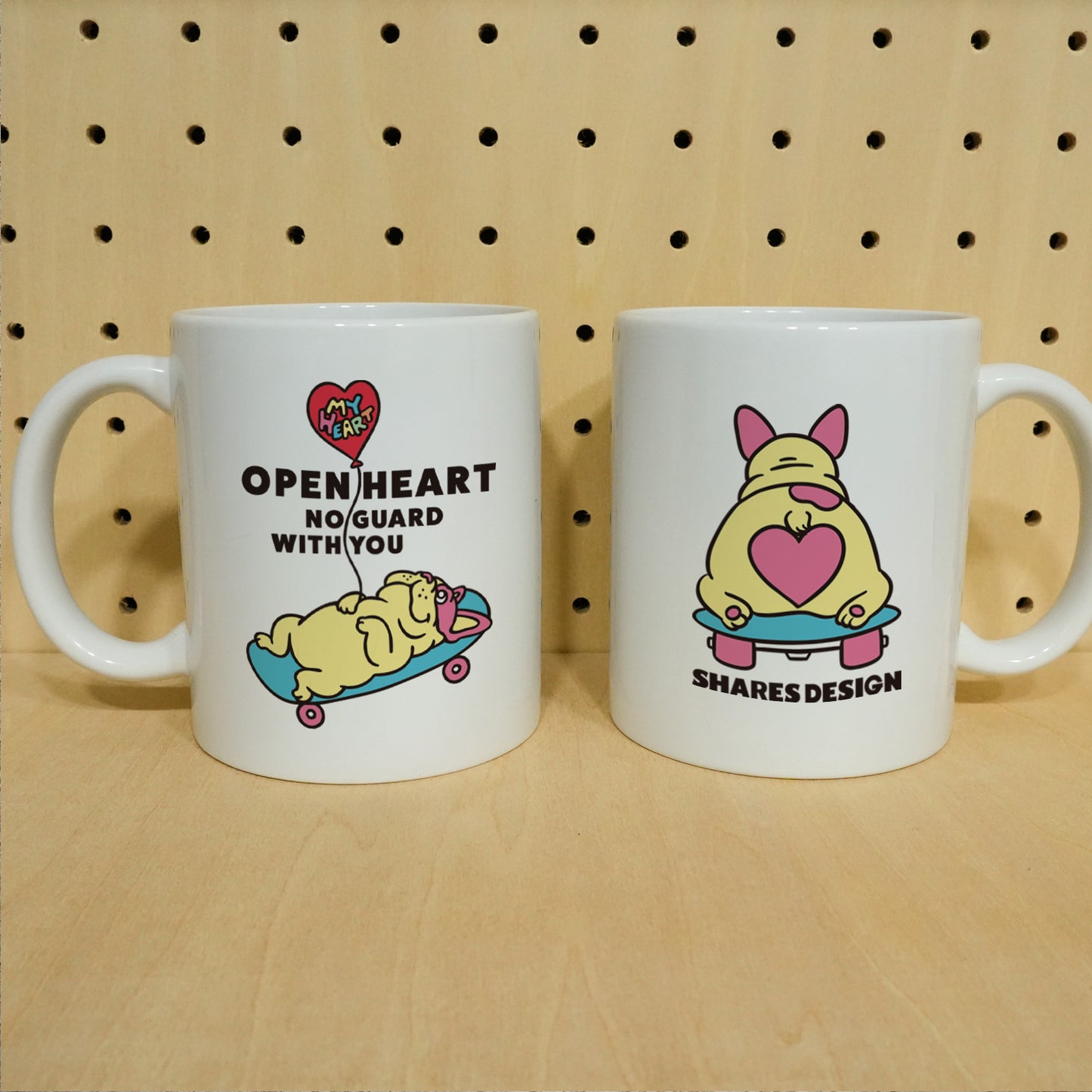 【期間限定！4/19まで販売中】 〈OPEN HEART♡〉  MUG CUP/ マグカップ