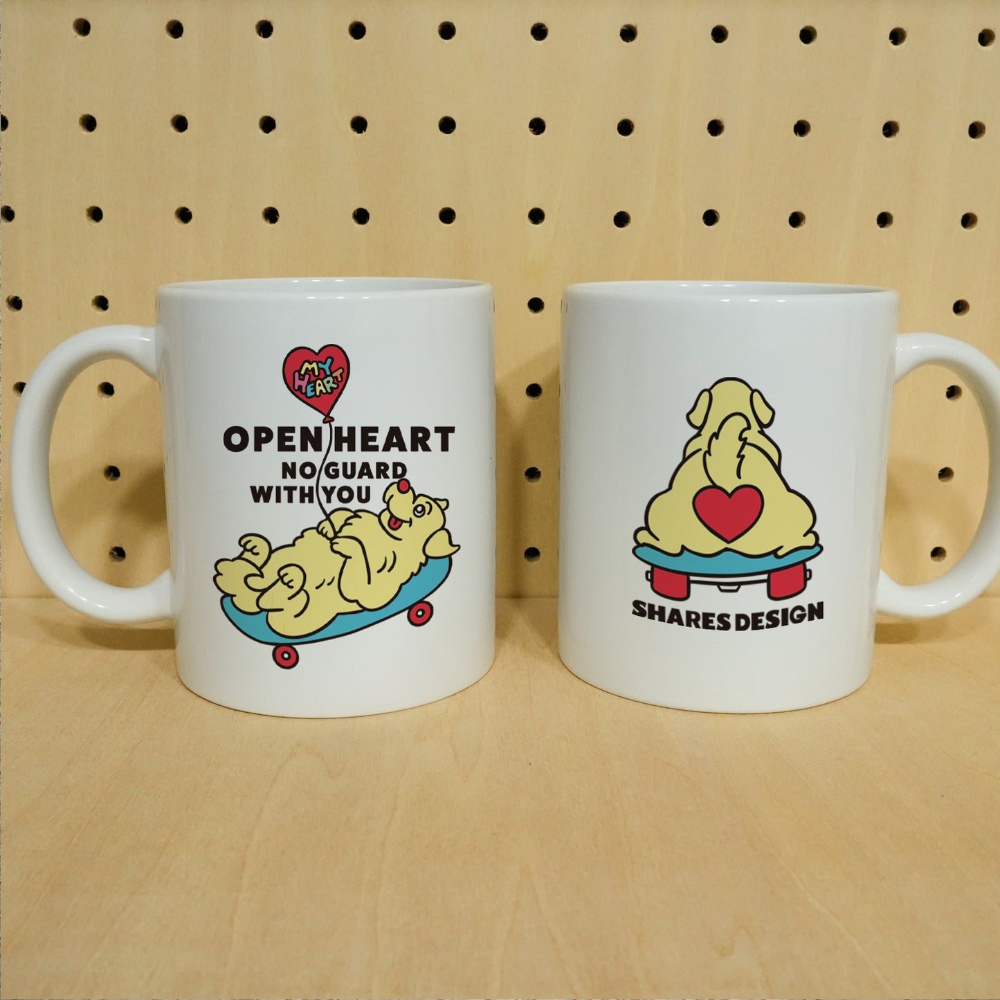【期間限定！4/19まで販売中】 〈OPEN HEART♡〉  MUG CUP/ マグカップ