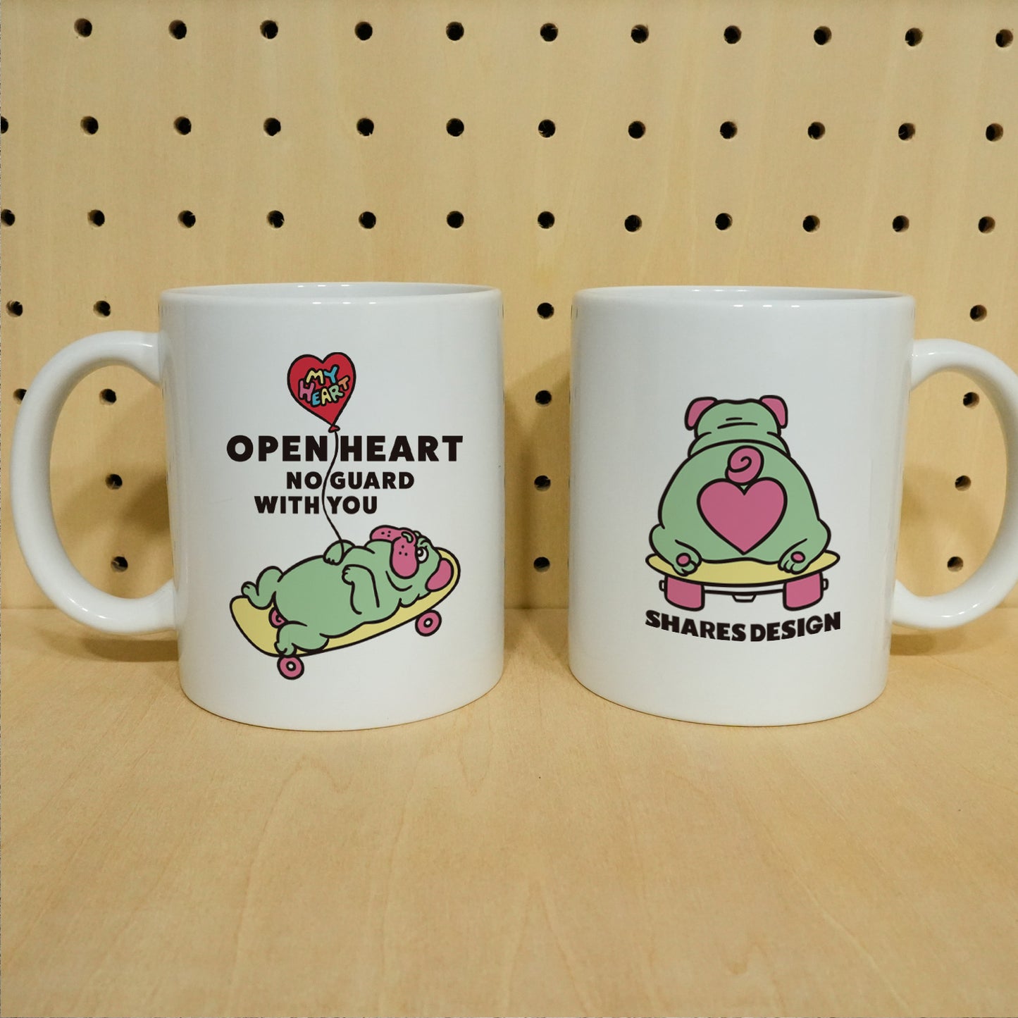 【期間限定！4/19まで販売中】 〈OPEN HEART♡〉  MUG CUP/ マグカップ