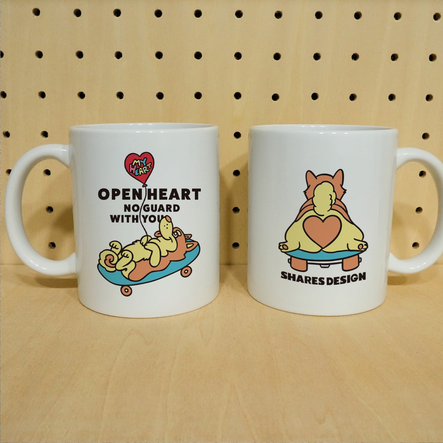 【期間限定！4/19まで販売中】 〈OPEN HEART♡〉  MUG CUP/ マグカップ