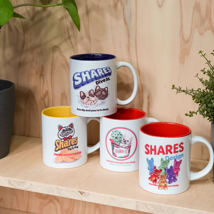 【期間限定！ 10/18 まで販売中】〈 OYATSU TIME〉 MUG CUP/ バイカラーマグカップ