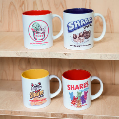 【期間限定！ 10/18 まで販売中】〈 OYATSU TIME〉 MUG CUP/ バイカラーマグカップ