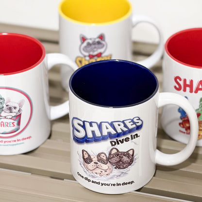 【期間限定！ 10/18 まで販売中】〈 OYATSU TIME〉 MUG CUP/ バイカラーマグカップ