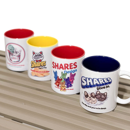 【期間限定！ 10/18 まで販売中】〈 OYATSU TIME〉 MUG CUP/ バイカラーマグカップ