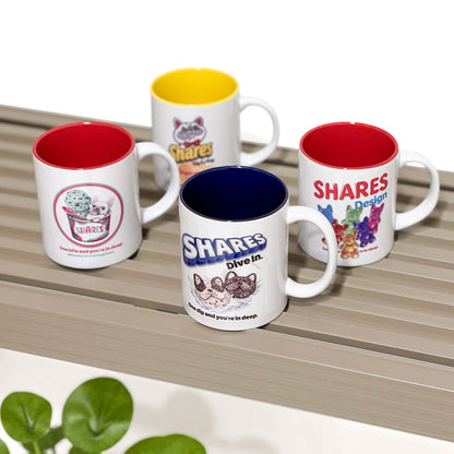 【期間限定！ 10/18 まで販売中】〈 OYATSU TIME〉 MUG CUP/ バイカラーマグカップ