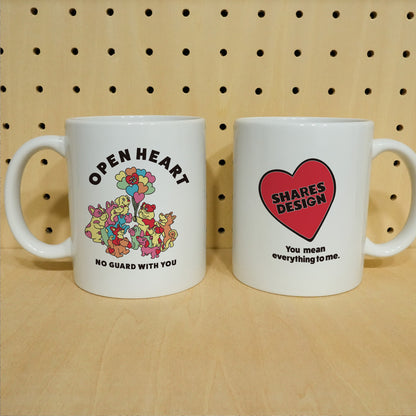 【期間限定！4/19まで販売中】 〈OPEN HEART♡〉  MUG CUP/ マグカップ