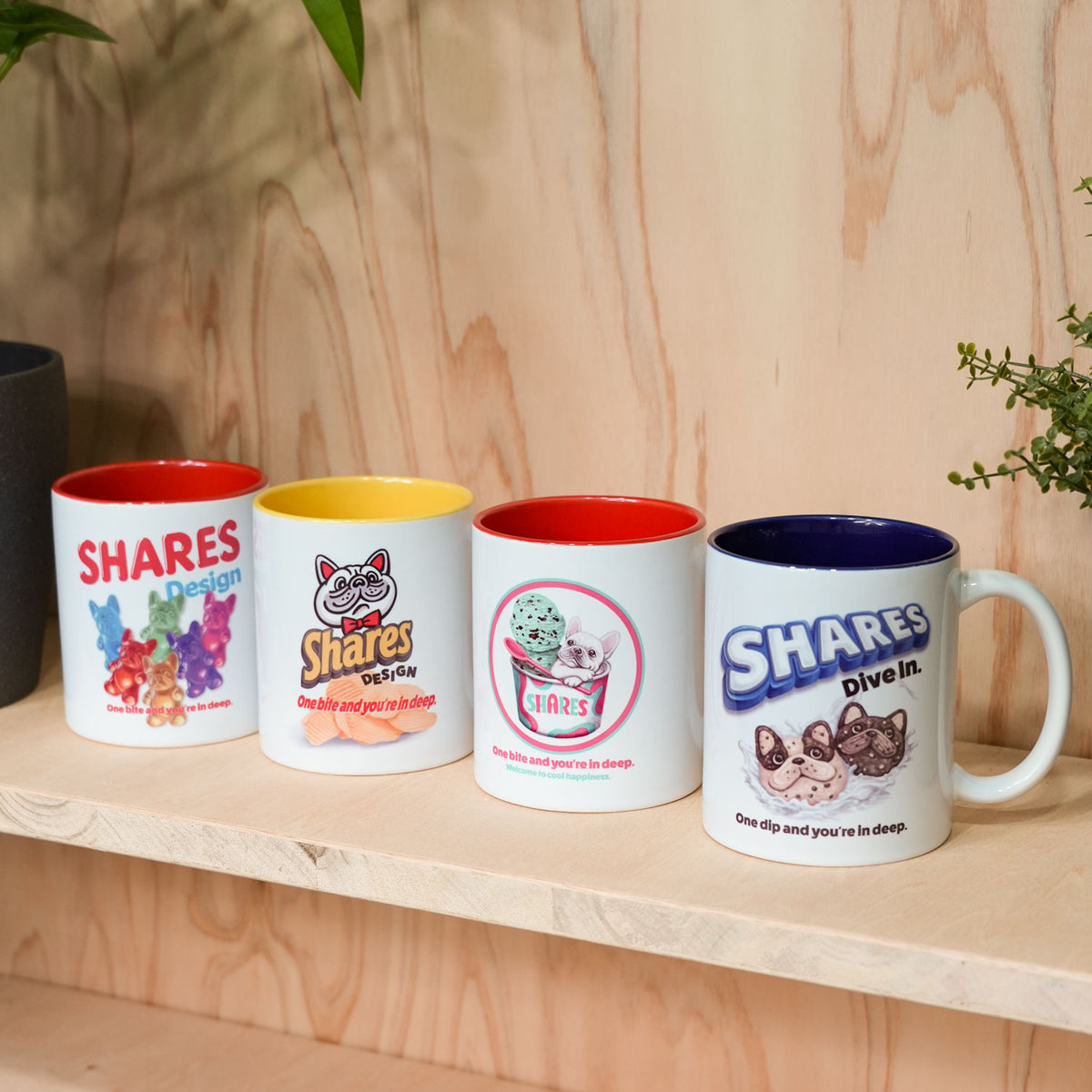 【期間限定！ 10/18 まで販売中】〈 OYATSU TIME〉 MUG CUP/ バイカラーマグカップ