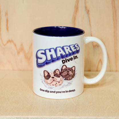 【期間限定！ 10/18 まで販売中】〈 OYATSU TIME〉 MUG CUP/ バイカラーマグカップ