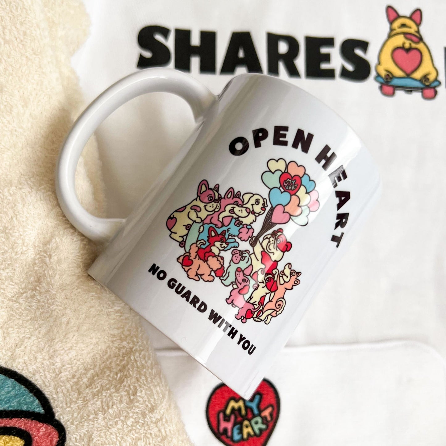 【期間限定！4/19まで販売中】 〈OPEN HEART♡〉  MUG CUP/ マグカップ